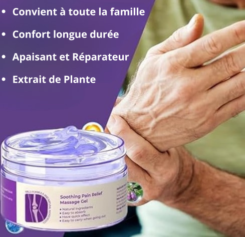 🌟 Gel Violet - ARTHROZEN - Gel de Massage Apaisant Anti Arthrite
